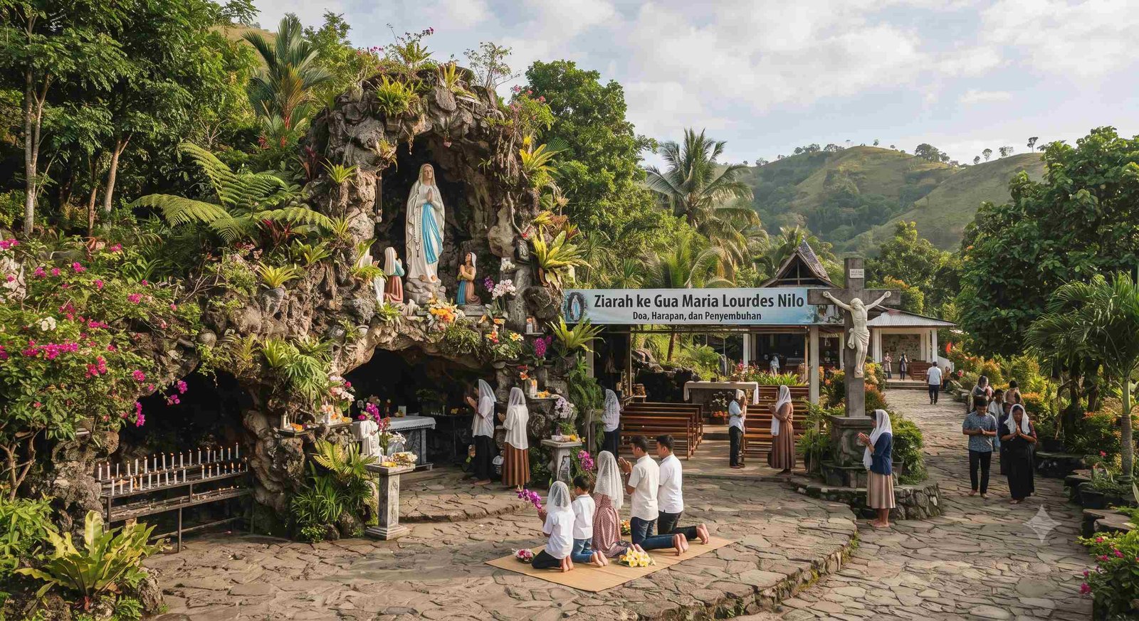 Ziarah ke Gua Maria Lourdes Nilo